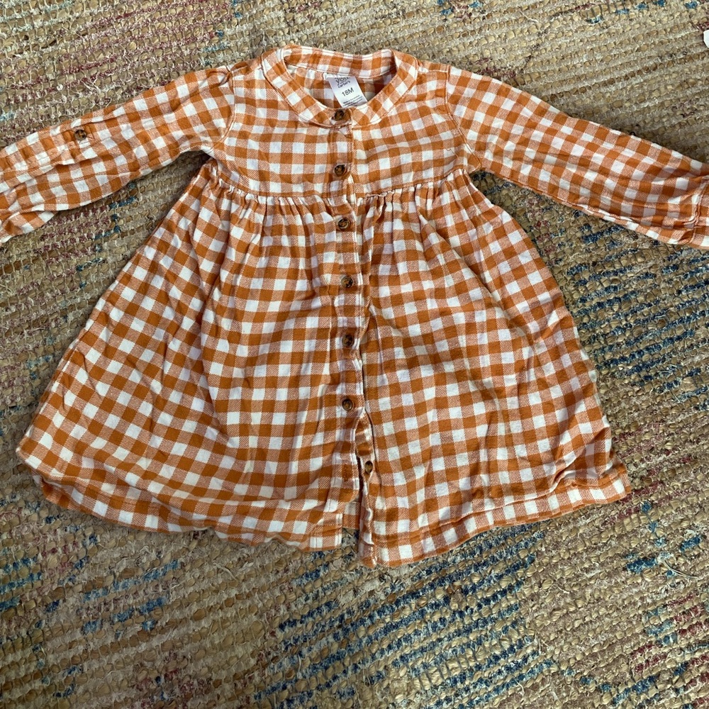 Carter’s Plaid Ginger baby dress 18 months